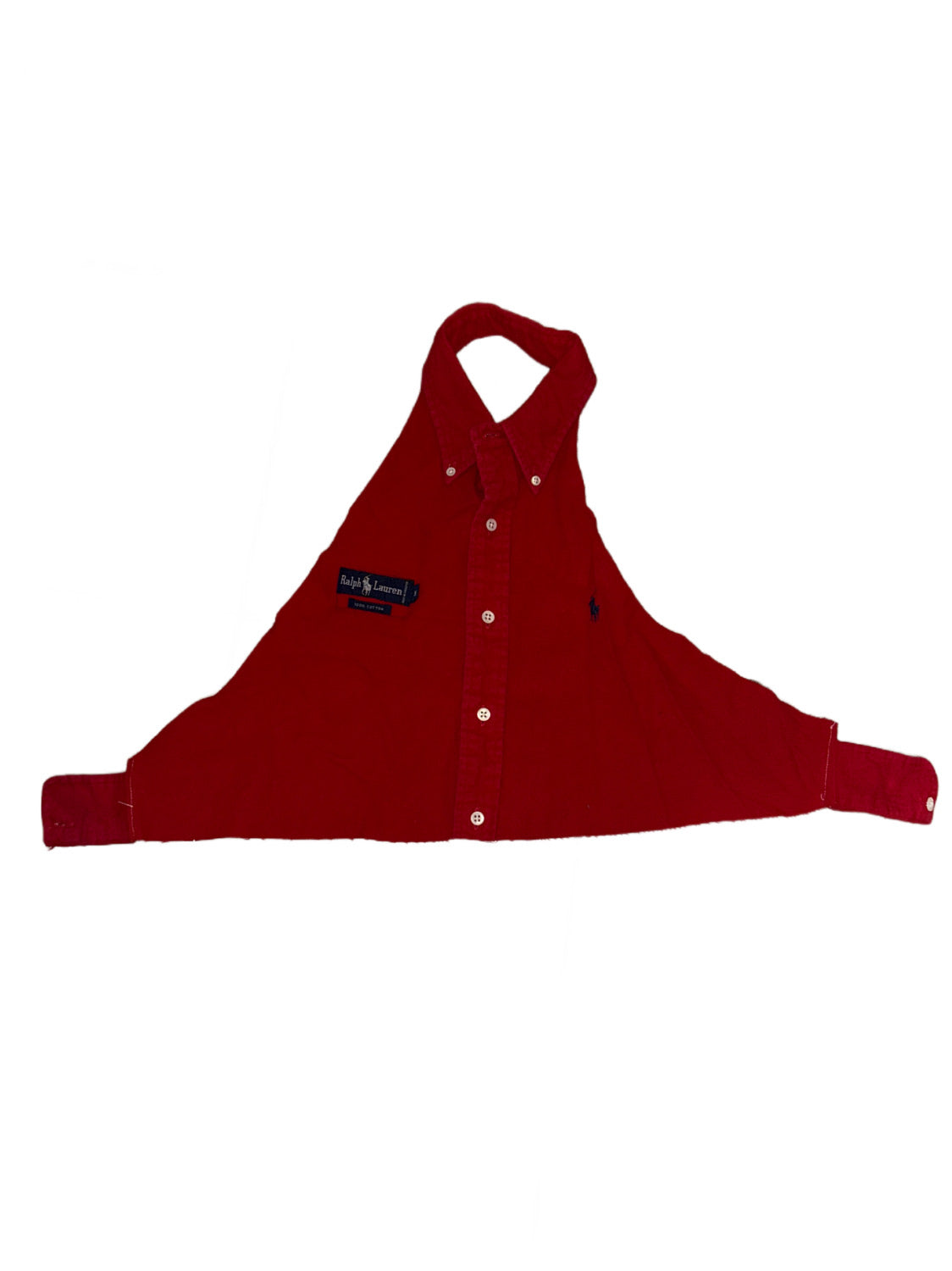 Upcycled polo crop