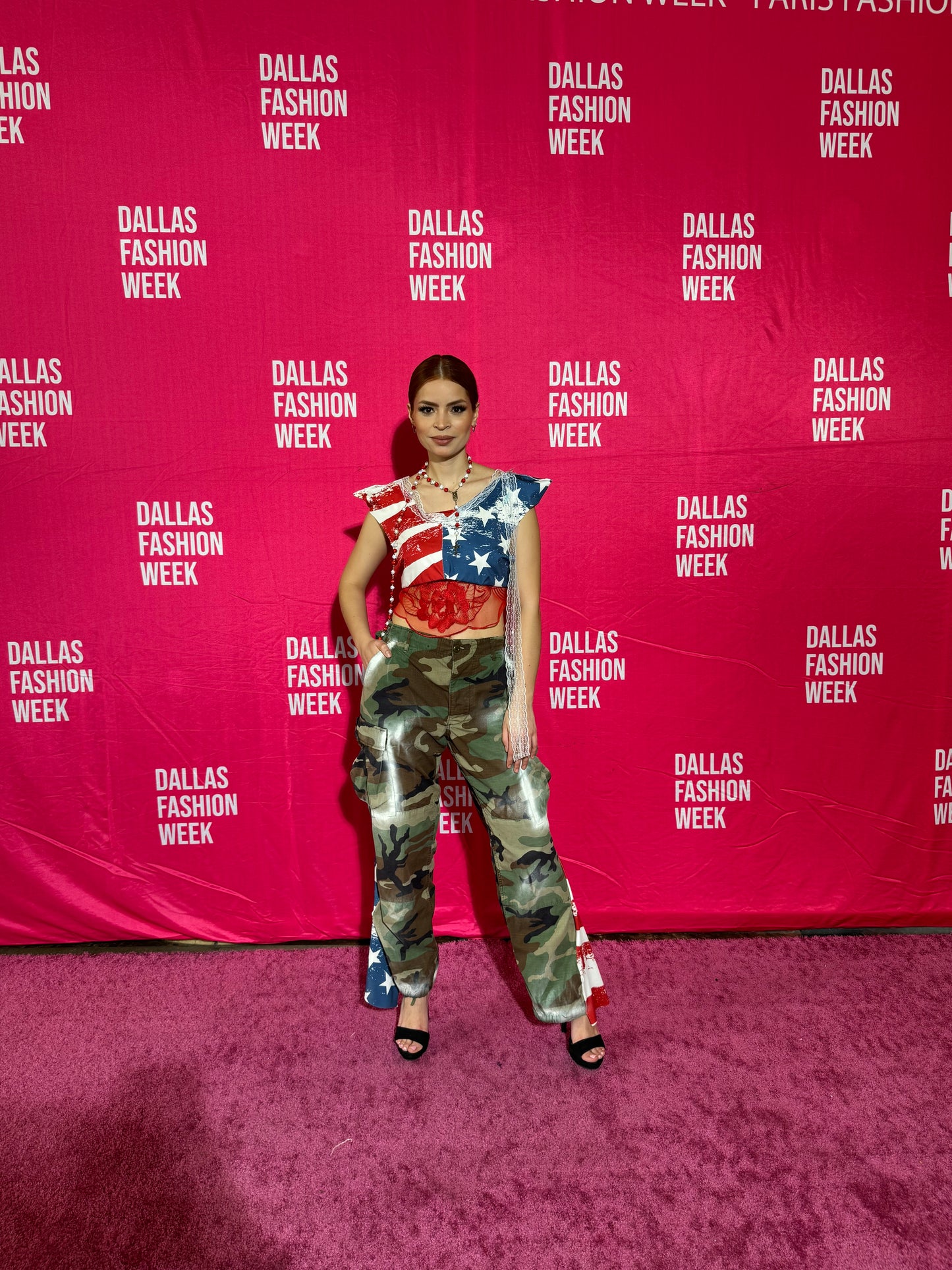 Camo flare pant