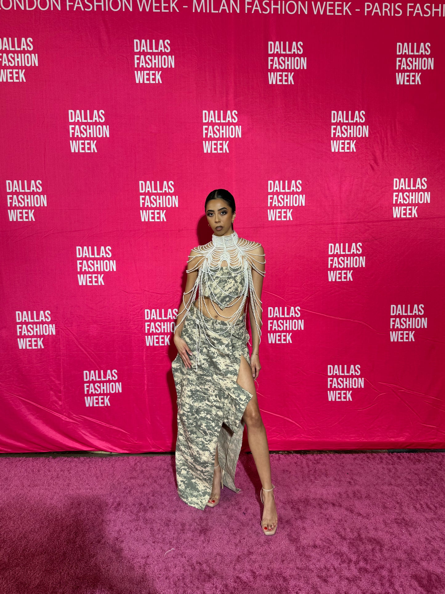Camo 2 piece skirt set