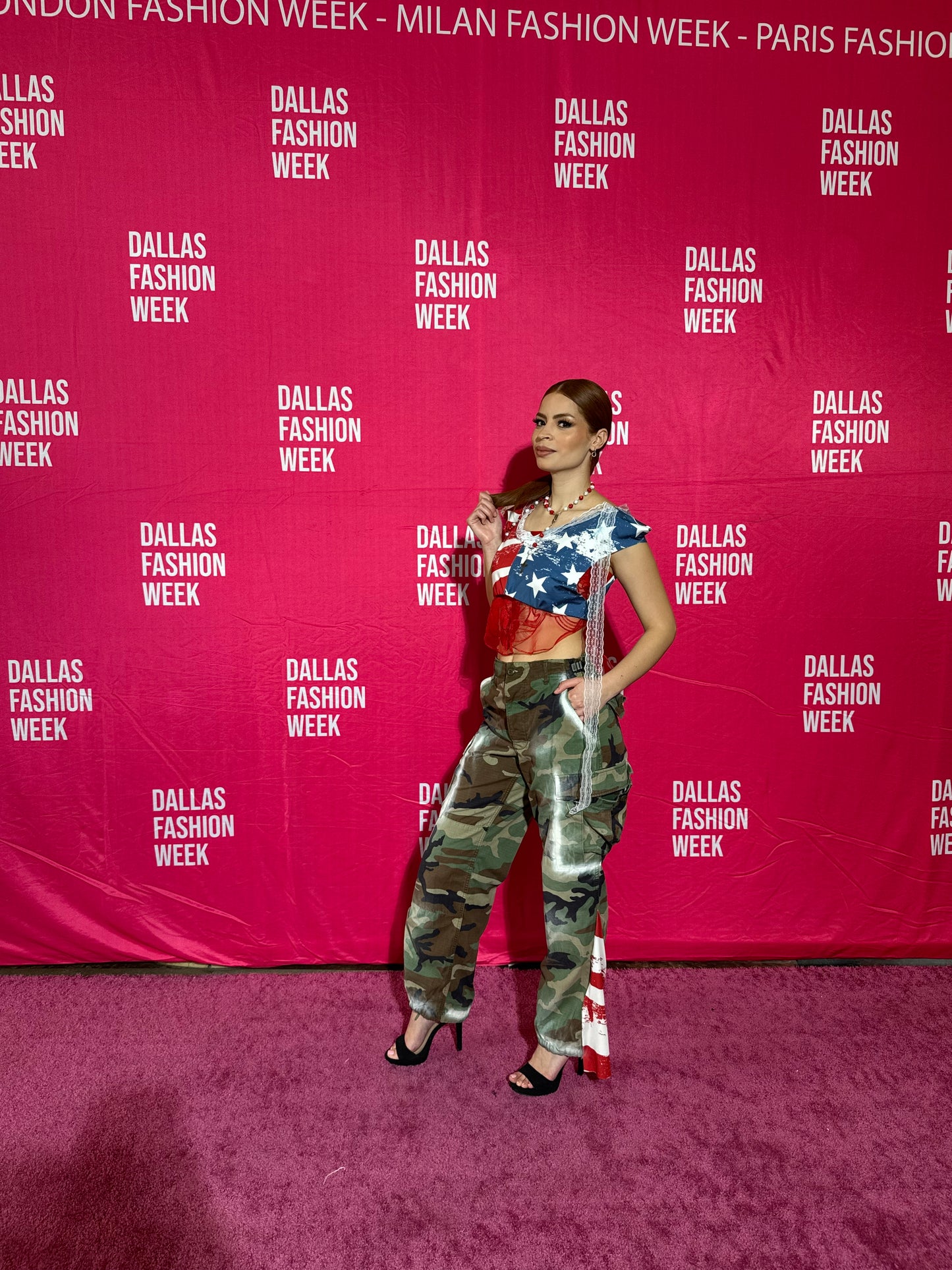 Camo flare pant