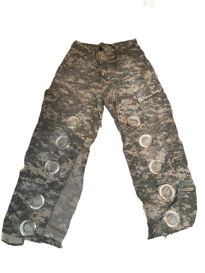 Army grommet pants