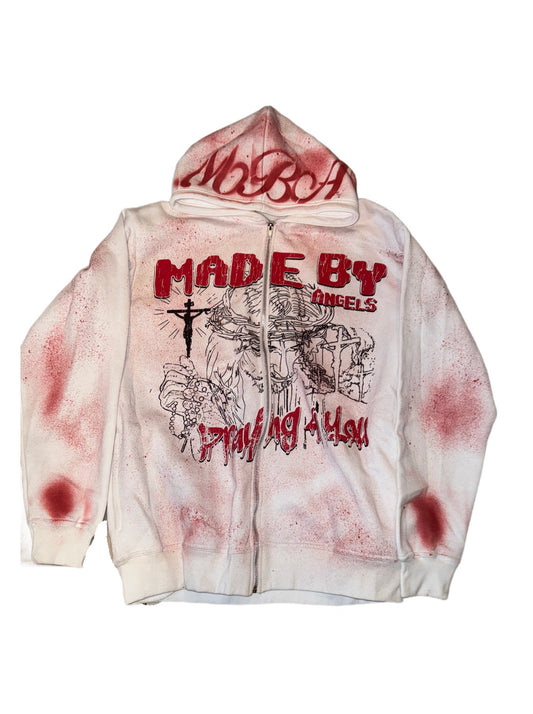 MBA airbrush zip up