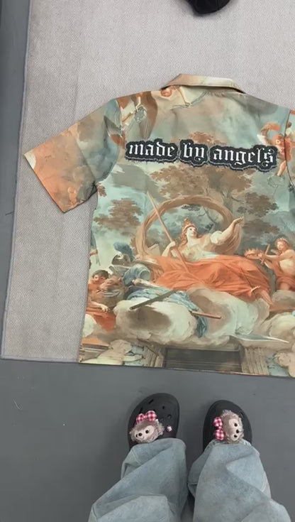 Angels button up